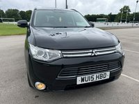 USED 2015 15 MITSUBISHI OUTLANDER 2.0h 12kWh GX4h SUV 5dr Petrol Plug-in Hybrid CVT 4WD Euro 5 (s/s) (200 ps) REVERSE CAM, BLUETOOTH, CRUISE