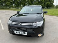 USED 2015 15 MITSUBISHI OUTLANDER 2.0h 12kWh GX4h SUV 5dr Petrol Plug-in Hybrid CVT 4WD Euro 5 (s/s) (200 ps) REVERSE CAM, BLUETOOTH, CRUISE