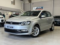USED 2015 15 VOLKSWAGEN POLO 1.2 TSI BlueMotion Tech SE Hatchback 5 Door Petrol Manual Silver Euro 6 Low Tax ALLOY WHEEL+CD PLAYER+ISOFIX