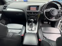USED 2013 62 AUDI Q5 3.0 TDI V6 S line Plus SUV 5dr Diesel S Tronic quattro Euro 5 (s/s) (245 ps) black leather