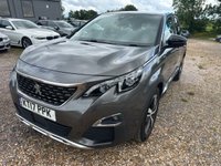 USED 2017 17 PEUGEOT 3008 1.6 BlueHDi GT Line SUV 5dr Diesel Manual Euro 6 (s/s) (120 ps) 1.6HDI, GT LINE ULEZ COMPLIANT !