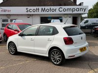 USED 2015 15 VOLKSWAGEN POLO 1.0 BlueMotion Tech SE Design Hatchback 5dr Petrol Manual Euro 6 (s/s) (60 ps) Rear PDC, Bluetooth, 7 Vw service entries, Cambelt change 2021