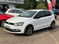 USED 2015 15 VOLKSWAGEN POLO 1.0 BlueMotion Tech SE Design Hatchback 5dr Petrol Manual Euro 6 (s/s) (60 ps) Rear PDC, Bluetooth, 7 Vw service entries, Cambelt change 2021
