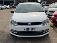 USED 2015 15 VOLKSWAGEN POLO 1.0 BlueMotion Tech SE Design Hatchback 5dr Petrol Manual Euro 6 (s/s) (60 ps) Rear PDC, Bluetooth, 7 Vw service entries, Cambelt change 2021