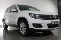 USED 2014 14 VOLKSWAGEN TIGUAN 2.0 TDI BlueMotion Tech Match SUV 5dr Diesel Manual 4WD Euro 5 (s/s) (140 ps) FULL SERVICE HISTORY - 2 KEYS