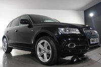 USED 2015 65 AUDI Q5 3.0 TDI V6 S line Plus SUV 5dr Diesel S Tronic quattro Euro 6 (s/s) (258 ps) 8 stamp SERVICE HISTORY - 2 KEYS - 3 OWNERS