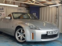 USED 2008 08 NISSAN 350 Z 3.5 V6 GT Convertible 2dr Petrol Manual (288 g/km, 296 bhp)+2 KEYS+2 FORMER KEEPERS+NAV+FULL LEATHER HEATED SEATS+12 SERVICE STAMPS+ALLOYS+FOLDING MIRRORS+VERY RARE CAR+CLIMATE+CRUISE+ 2 KEYS+2 FORMER KEEPERS+NAV+FULL LEATHER HEATED SEATS+12 SERVICE STAMPS+ALLOYS+FOLDING MIRRORS+VERY RARE CAR+CLIMATE+CRUISE+HPI CLEAR