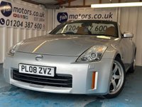 USED 2008 08 NISSAN 350 Z 3.5 V6 GT Convertible 2dr Petrol Manual (288 g/km, 296 bhp)+2 KEYS+2 FORMER KEEPERS+NAV+FULL LEATHER HEATED SEATS+12 SERVICE STAMPS+ALLOYS+FOLDING MIRRORS+VERY RARE CAR+CLIMATE+CRUISE+ 2 KEYS+2 FORMER KEEPERS+NAV+FULL LEATHER HEATED SEATS+12 SERVICE STAMPS+ALLOYS+FOLDING MIRRORS+VERY RARE CAR+CLIMATE+CRUISE+HPI CLEAR