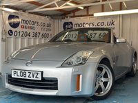 USED 2008 08 NISSAN 350 Z 3.5 V6 GT Convertible 2dr Petrol Manual (288 g/km, 296 bhp)+2 KEYS+2 FORMER KEEPERS+NAV+FULL LEATHER HEATED SEATS+12 SERVICE STAMPS+ALLOYS+FOLDING MIRRORS+VERY RARE CAR+CLIMATE+CRUISE+ 2 KEYS+2 FORMER KEEPERS+NAV+FULL LEATHER HEATED SEATS+12 SERVICE STAMPS+ALLOYS+FOLDING MIRRORS+VERY RARE CAR+CLIMATE+CRUISE+HPI CLEAR