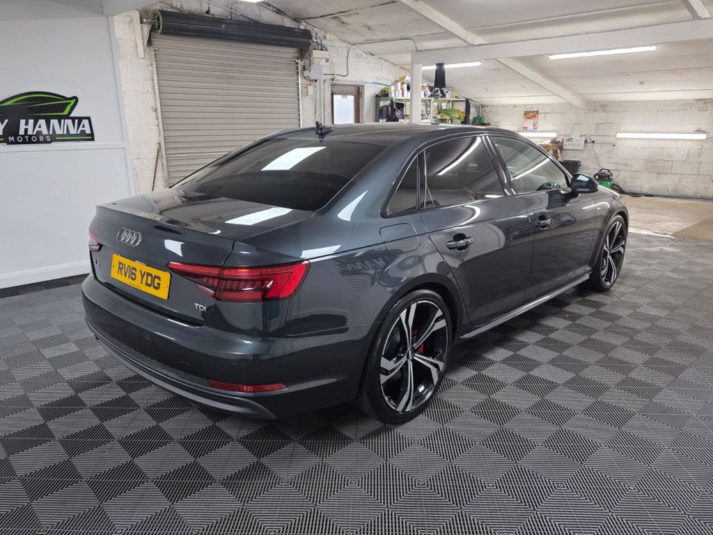 USED 2016 16 AUDI A4 2.0 TDI S line Saloon 4dr Diesel S Tronic Euro 6 (s/s) (190 ps) 