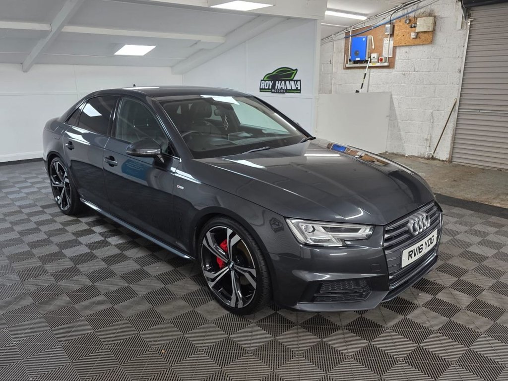 USED 2016 16 AUDI A4 2.0 TDI S line Saloon 4dr Diesel S Tronic Euro 6 (s/s) (190 ps) 