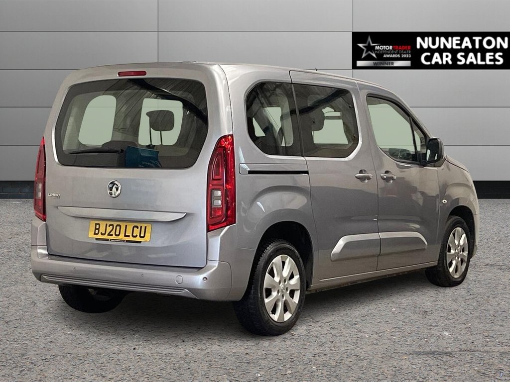 USED 2020 20 VAUXHALL COMBO LIFE 1.2 Turbo GPF Energy MPV 5dr Petrol Manual Euro 6 (s/s) (110 ps) Rear Parking Sensors