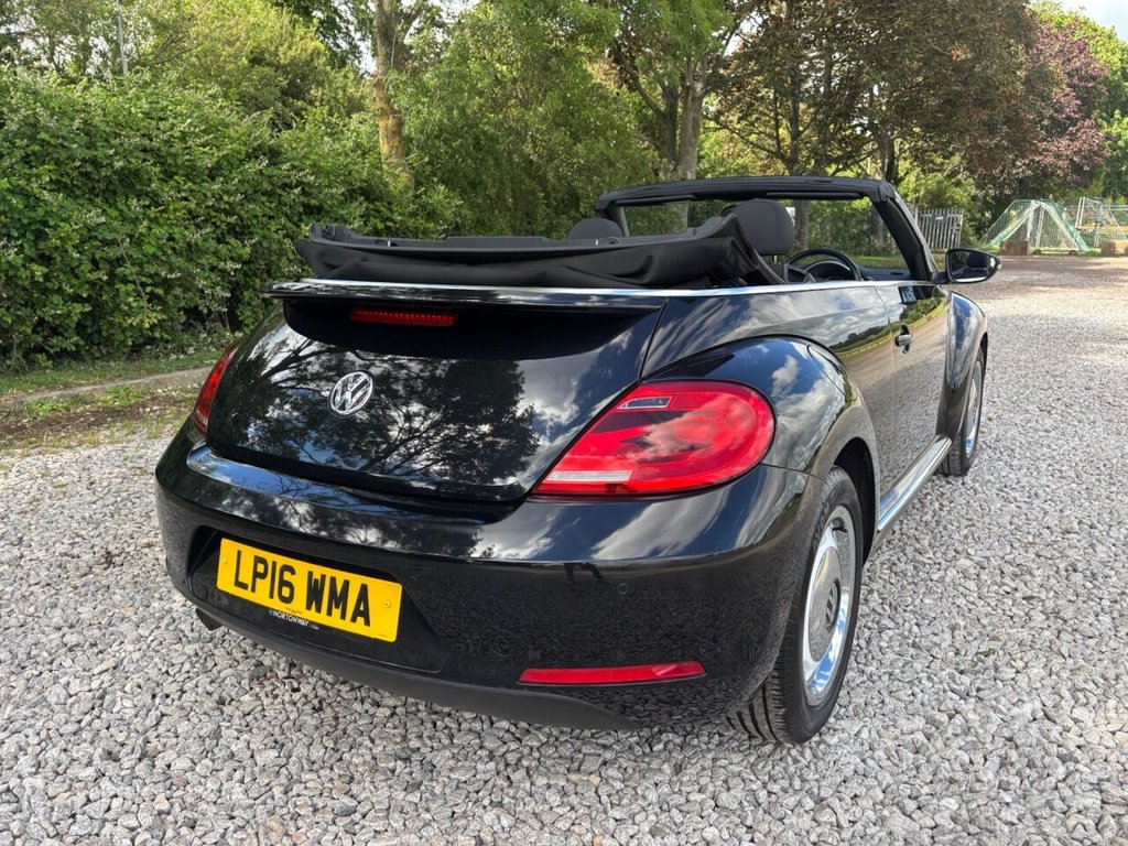 USED 2016 16 VOLKSWAGEN BEETLE 1.2 TSI BlueMotion Tech Design Cabriolet 2dr Petrol DSG Euro 6 (s/s) (105 ps) &pound;ZERO DEPOSIT FINANCE