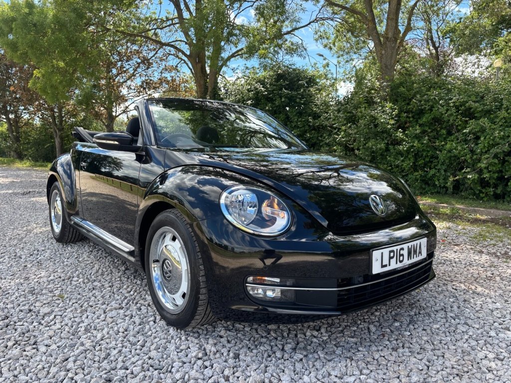 USED 2016 16 VOLKSWAGEN BEETLE 1.2 TSI BlueMotion Tech Design Cabriolet 2dr Petrol DSG Euro 6 (s/s) (105 ps) &pound;ZERO DEPOSIT FINANCE