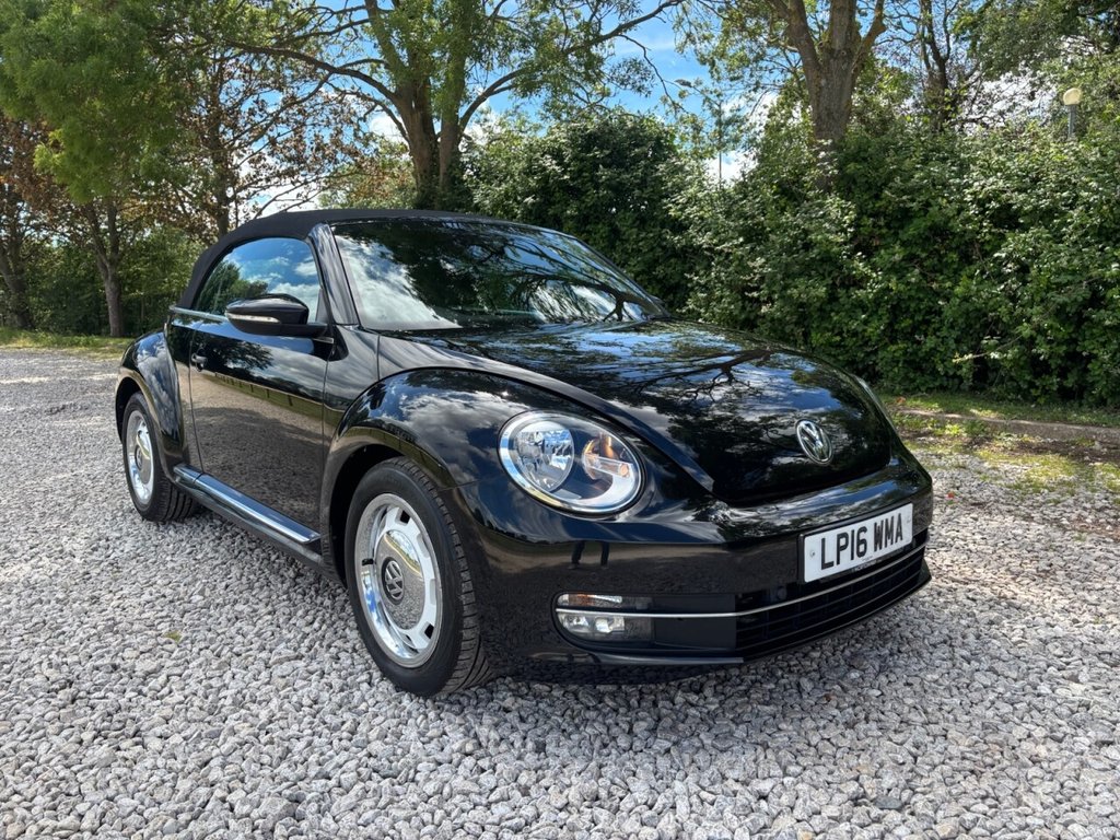 USED 2016 16 VOLKSWAGEN BEETLE 1.2 TSI BlueMotion Tech Design Cabriolet 2dr Petrol DSG Euro 6 (s/s) (105 ps) &pound;ZERO DEPOSIT FINANCE