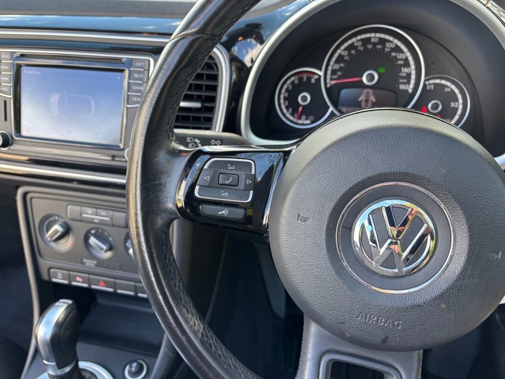 USED 2016 16 VOLKSWAGEN BEETLE 1.2 TSI BlueMotion Tech Design Cabriolet 2dr Petrol DSG Euro 6 (s/s) (105 ps) &pound;ZERO DEPOSIT FINANCE