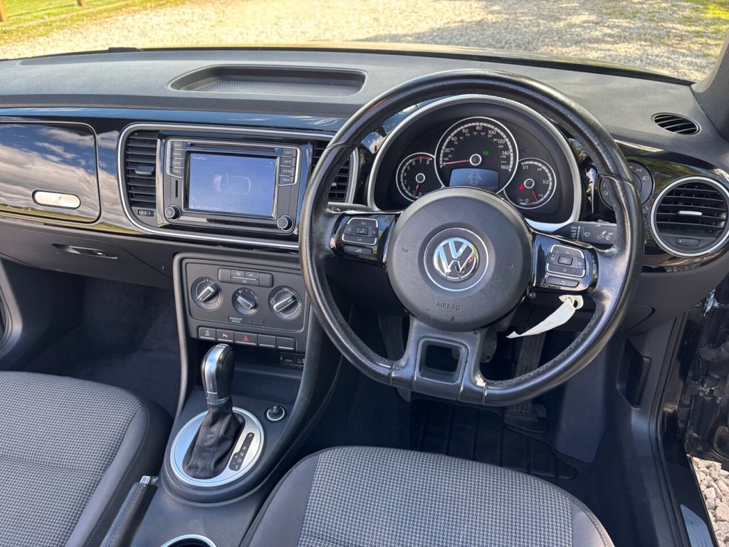 USED 2016 16 VOLKSWAGEN BEETLE 1.2 TSI BlueMotion Tech Design Cabriolet 2dr Petrol DSG Euro 6 (s/s) (105 ps) &pound;ZERO DEPOSIT FINANCE
