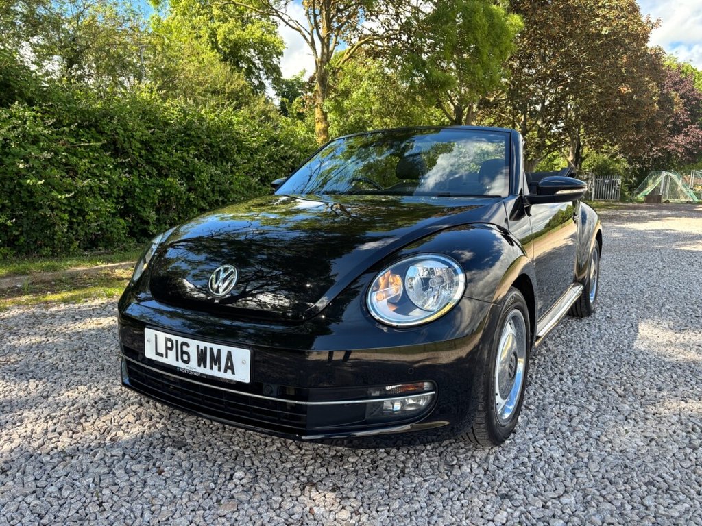USED 2016 16 VOLKSWAGEN BEETLE 1.2 TSI BlueMotion Tech Design Cabriolet 2dr Petrol DSG Euro 6 (s/s) (105 ps) &pound;ZERO DEPOSIT FINANCE