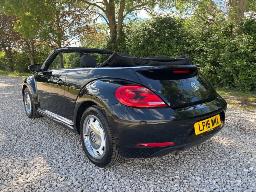 USED 2016 16 VOLKSWAGEN BEETLE 1.2 TSI BlueMotion Tech Design Cabriolet 2dr Petrol DSG Euro 6 (s/s) (105 ps) &pound;ZERO DEPOSIT FINANCE