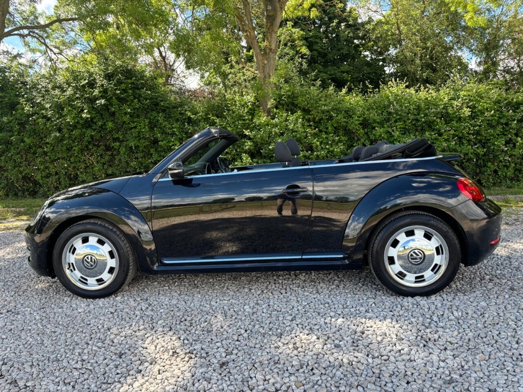 USED 2016 16 VOLKSWAGEN BEETLE 1.2 TSI BlueMotion Tech Design Cabriolet 2dr Petrol DSG Euro 6 (s/s) (105 ps) &pound;ZERO DEPOSIT FINANCE