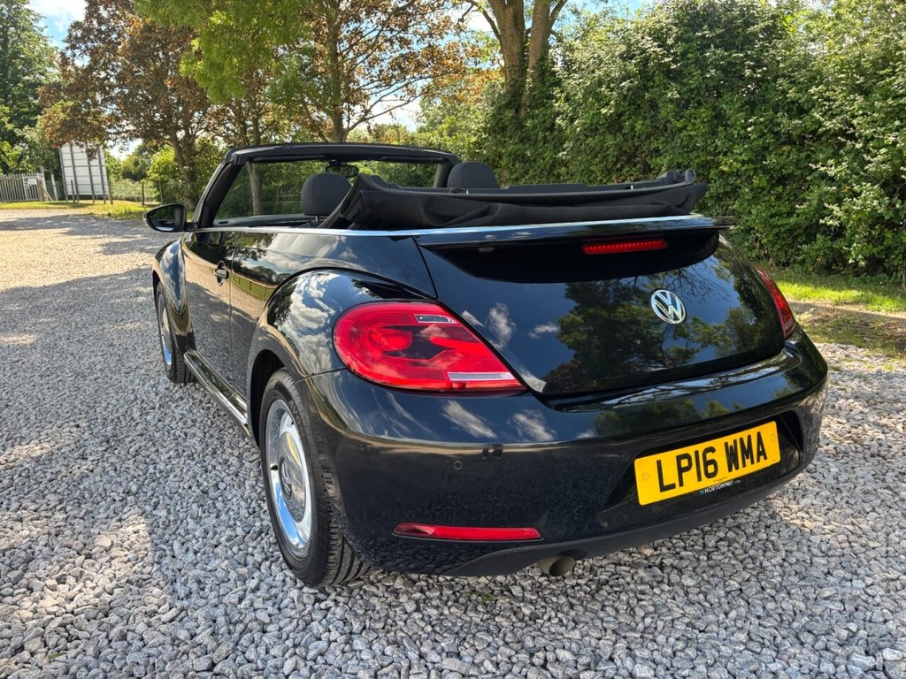 USED 2016 16 VOLKSWAGEN BEETLE 1.2 TSI BlueMotion Tech Design Cabriolet 2dr Petrol DSG Euro 6 (s/s) (105 ps) &pound;ZERO DEPOSIT FINANCE