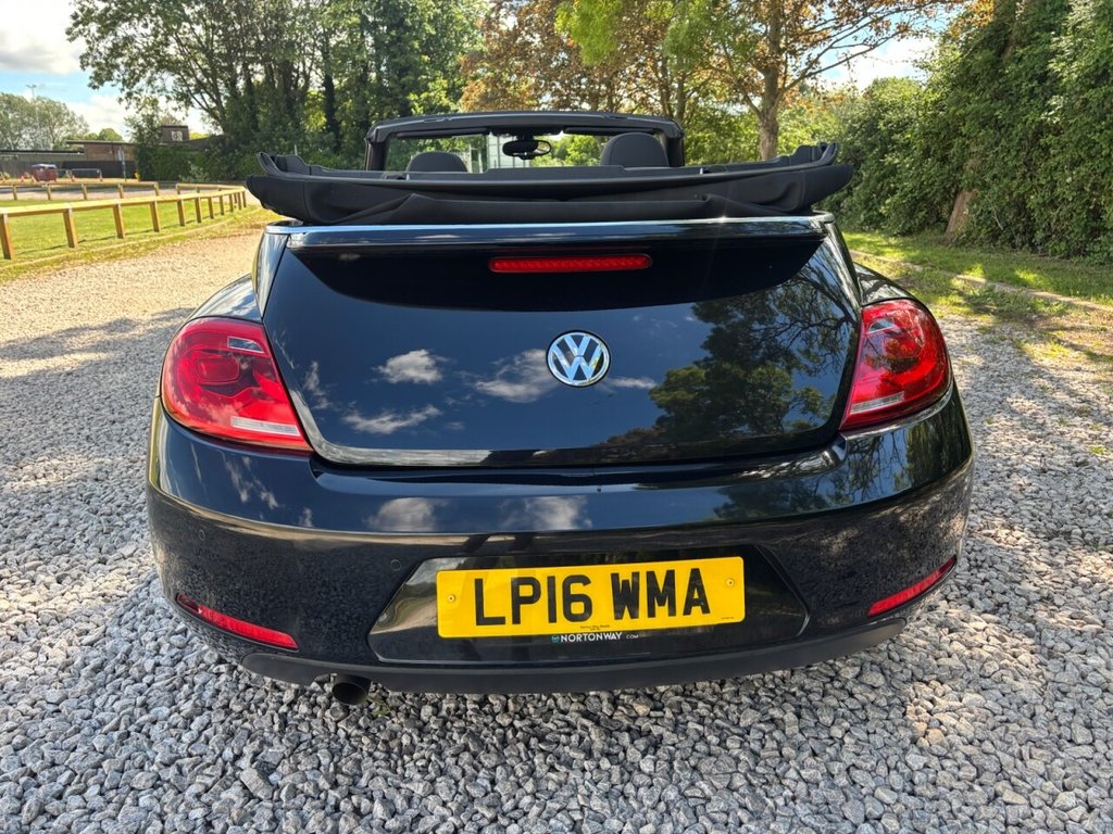 USED 2016 16 VOLKSWAGEN BEETLE 1.2 TSI BlueMotion Tech Design Cabriolet 2dr Petrol DSG Euro 6 (s/s) (105 ps) &pound;ZERO DEPOSIT FINANCE