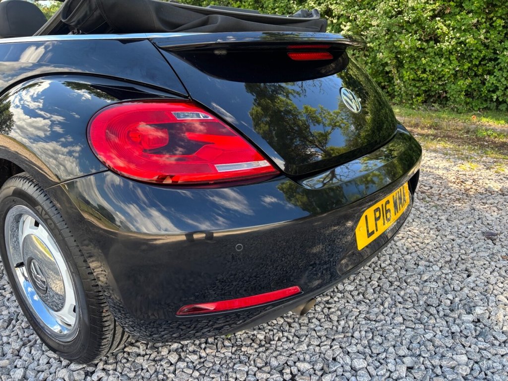 USED 2016 16 VOLKSWAGEN BEETLE 1.2 TSI BlueMotion Tech Design Cabriolet 2dr Petrol DSG Euro 6 (s/s) (105 ps) &pound;ZERO DEPOSIT FINANCE