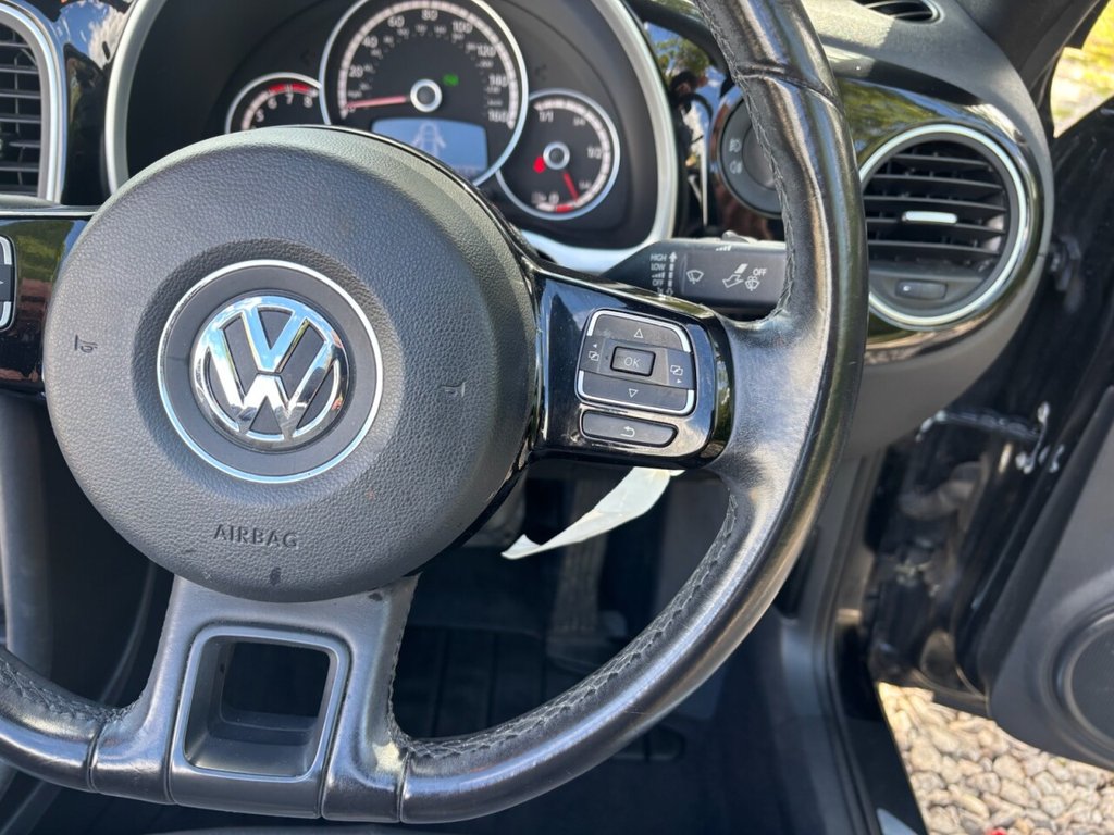 USED 2016 16 VOLKSWAGEN BEETLE 1.2 TSI BlueMotion Tech Design Cabriolet 2dr Petrol DSG Euro 6 (s/s) (105 ps) &pound;ZERO DEPOSIT FINANCE