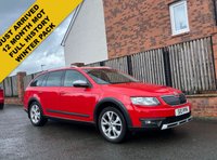 USED 2015 15 SKODA OCTAVIA 2.0 TDI Scout Estate 5dr Diesel Manual 4WD Euro 6 (s/s) (150 ps) ***ONE OWNER & HEATED FRONT SEATING*** ( ONE OWNER FROM BRAND NEW ! )