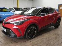 USED 2022 22 TOYOTA C-HR 1.8 VVT-h GR SPORT SUV 5dr Petrol Hybrid CVT Euro 6 (s/s) (122 ps) SAT NAV HEATED SEATS PARKING CAMERA CRUISE CONTROL PARKING SENSORS 1 OWNER EXCELLENT SERVICE HISTORY 5 TOYOTA SERVICES TO 51K MILES WARRANTY