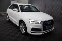USED 2018 68 AUDI Q3 2.0 TDI S line Edition SUV 5dr Diesel Manual Euro 6 (s/s) (150 ps) SAT NAV / DAB RADIO / BLUETOOTH / FINANCE AVAILABLE