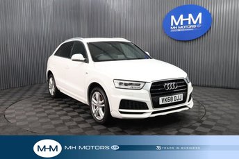 2018 AUDI Q3 2.0 TDI S line Edition SUV 5dr Diesel Manual Euro 6 (s/s) (150 ps) &pound;10995.00