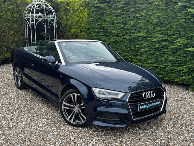View our Audi A3 Cabriolet 2.0 TDI S line Convertible 2dr Diesel S Tronic Auto 6Spd Euro 6 (s/s) (150 ps)