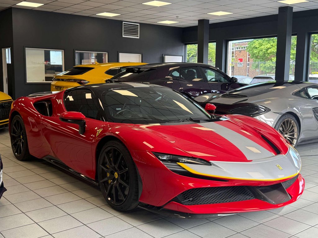 USED 2021 21 FERRARI SF90 4.0 SF90 Assetto Fiorano Semi-Auto 4WD 2dr FERRARI WARRANTY + PPF