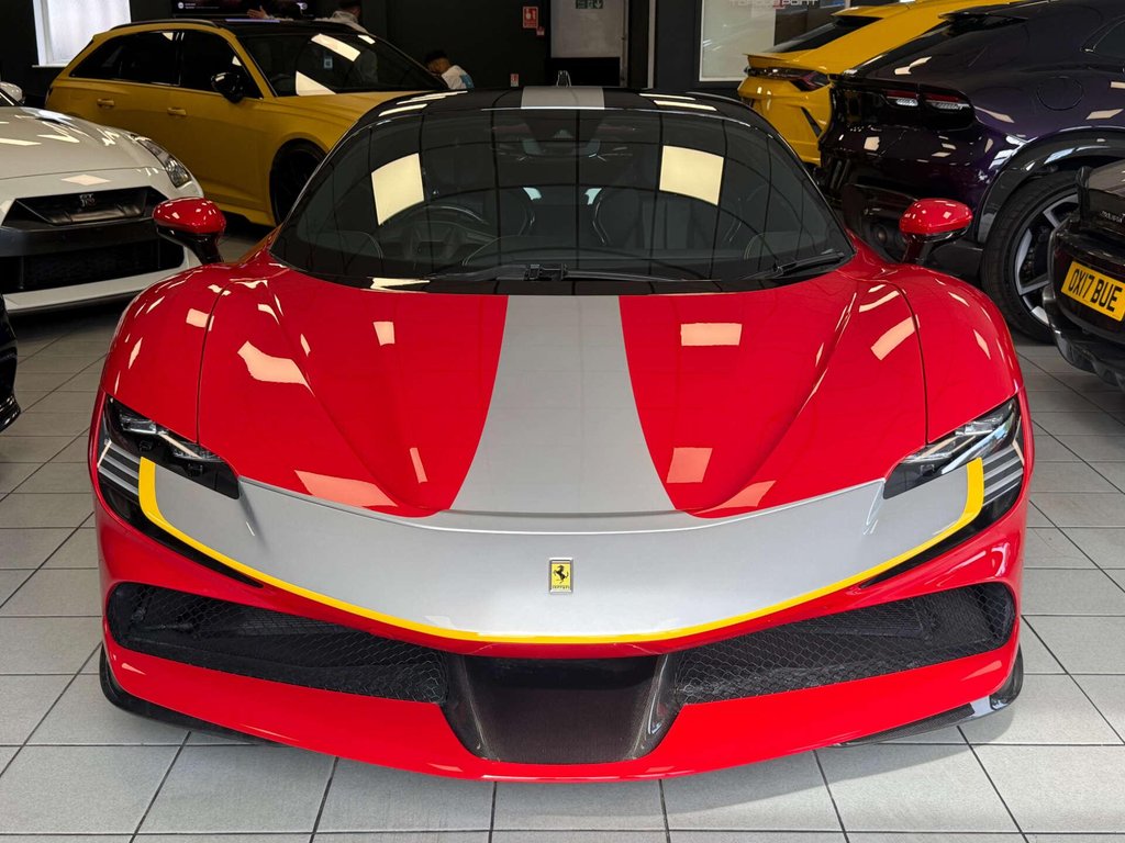 USED 2021 21 FERRARI SF90 4.0 SF90 Assetto Fiorano Semi-Auto 4WD 2dr FERRARI WARRANTY + PPF
