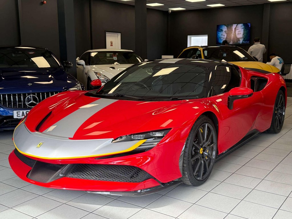 USED 2021 21 FERRARI SF90 4.0 SF90 Assetto Fiorano Semi-Auto 4WD 2dr FERRARI WARRANTY + PPF