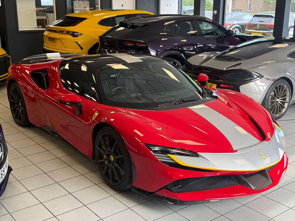 USED 2021 21 FERRARI SF90 4.0 SF90 Assetto Fiorano Semi-Auto 4WD 2dr FERRARI WARRANTY + PPF