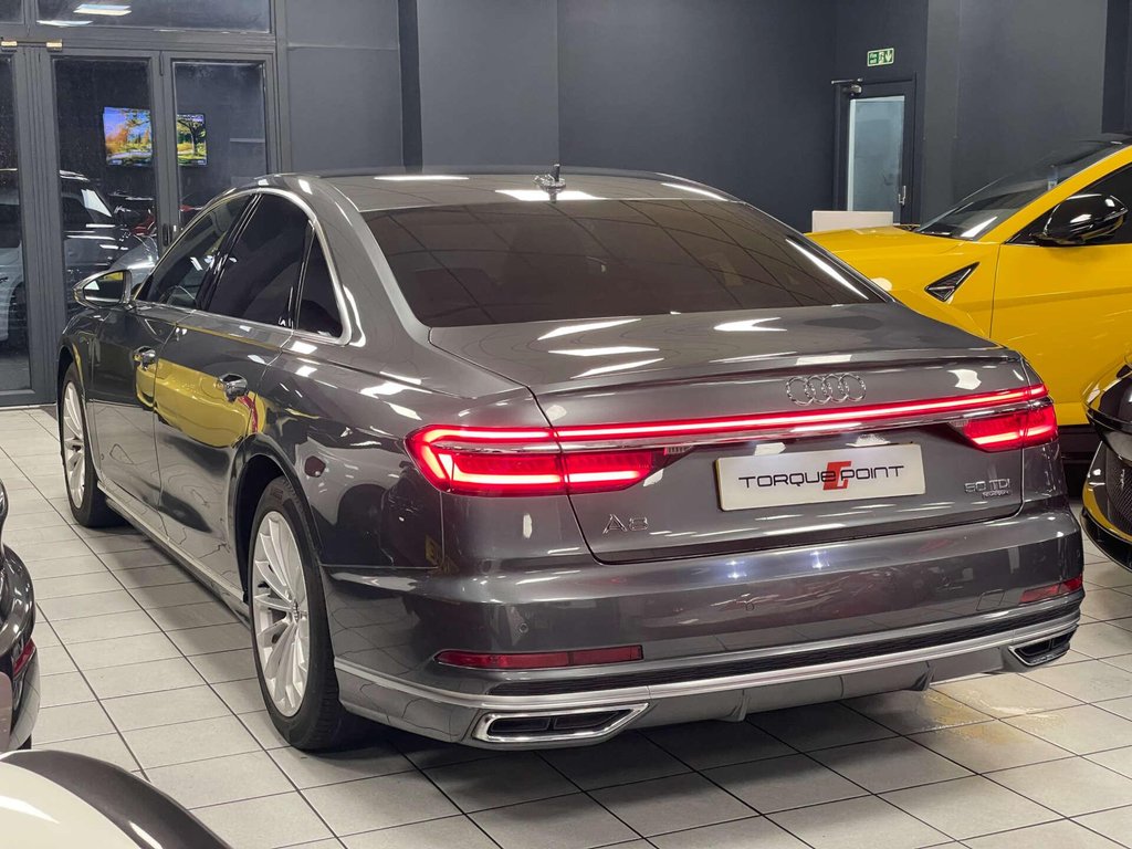 USED 2019 19 AUDI A8 3.0 A8 S Line 50 TDI Quattro Auto 4WD 4dr SH + REV CAM + MEM.SEATS