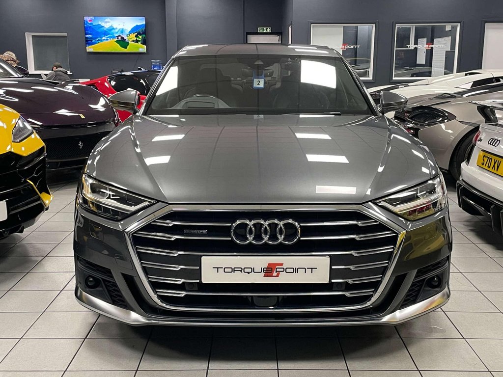 USED 2019 19 AUDI A8 3.0 A8 S Line 50 TDI Quattro Auto 4WD 4dr SH + REV CAM + MEM.SEATS