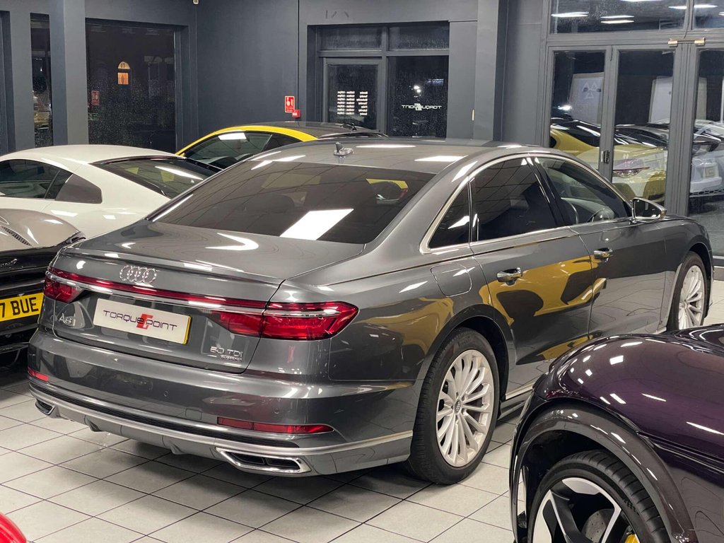 USED 2019 19 AUDI A8 3.0 A8 S Line 50 TDI Quattro Auto 4WD 4dr SH + REV CAM + MEM.SEATS