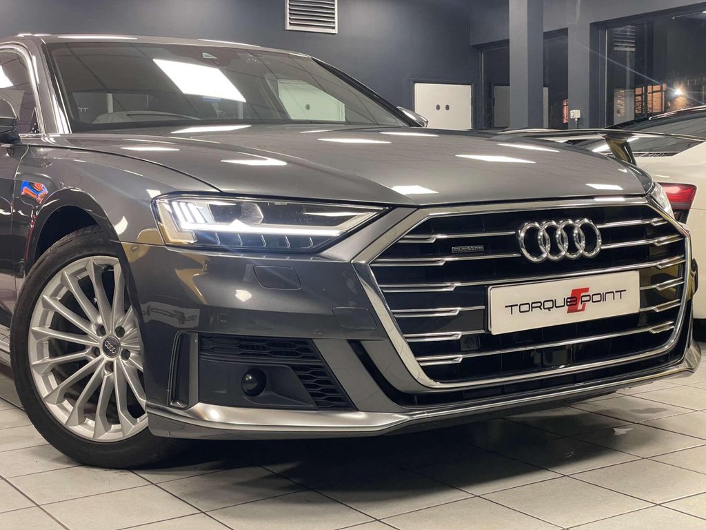 USED 2019 19 AUDI A8 3.0 A8 S Line 50 TDI Quattro Auto 4WD 4dr SH + REV CAM + MEM.SEATS