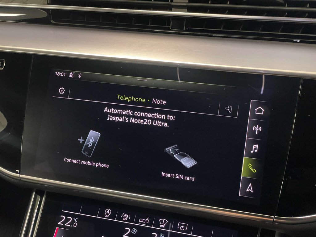 USED 2019 19 AUDI A8 3.0 A8 S Line 50 TDI Quattro Auto 4WD 4dr SH + REV CAM + MEM.SEATS
