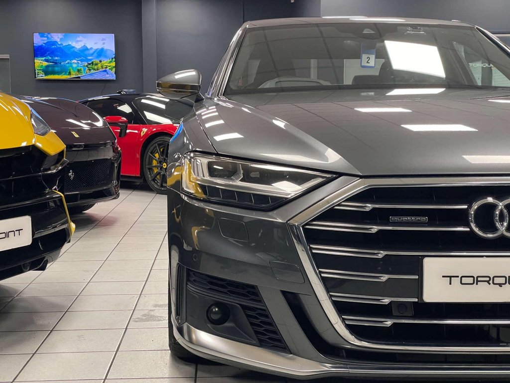 USED 2019 19 AUDI A8 3.0 A8 S Line 50 TDI Quattro Auto 4WD 4dr SH + REV CAM + MEM.SEATS