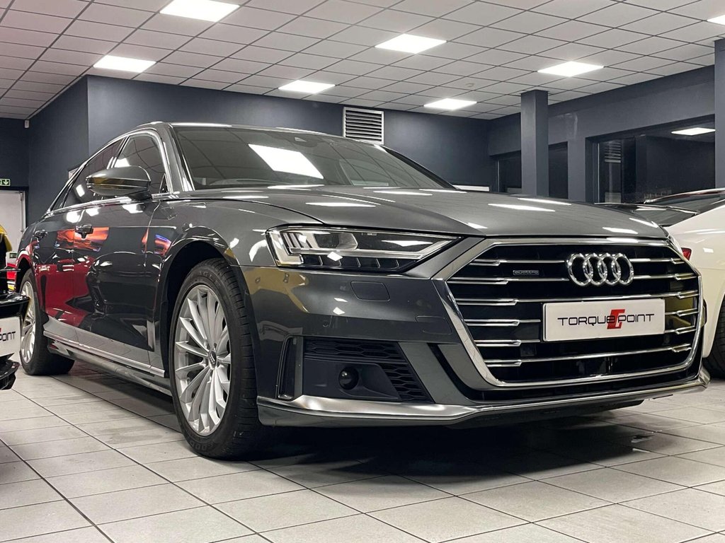 USED 2019 19 AUDI A8 3.0 A8 S Line 50 TDI Quattro Auto 4WD 4dr SH + REV CAM + MEM.SEATS