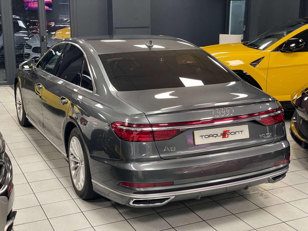 USED 2019 19 AUDI A8 3.0 A8 S Line 50 TDI Quattro Auto 4WD 4dr SH + REV CAM + MEM.SEATS