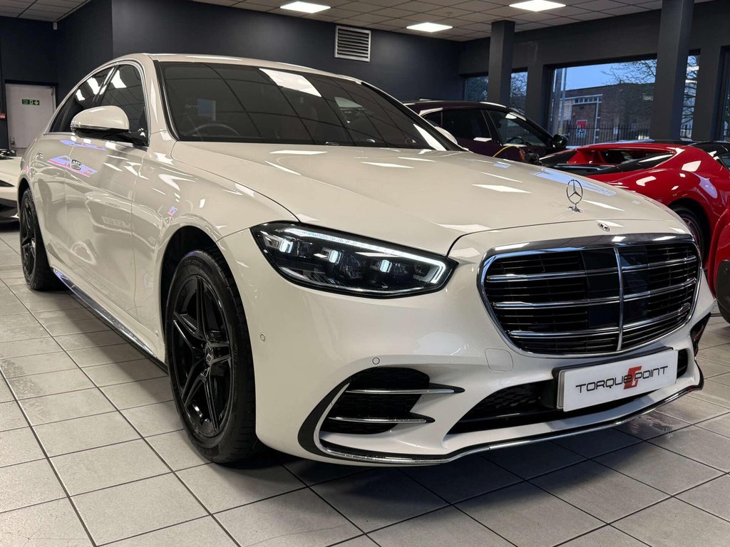 USED 2023 23 MERCEDES-BENZ S-CLASS 2.9 S 350 AMG Line D Auto 4dr FMBSH+ SOFT CLOSE+ TAN LEATHER
