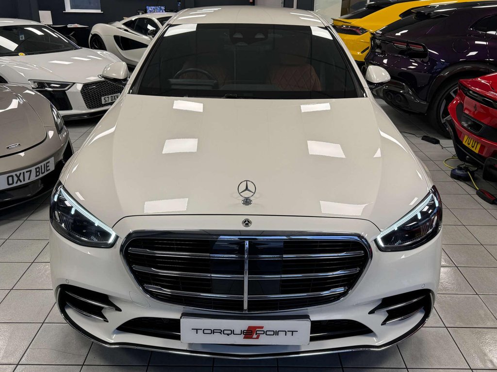 USED 2023 23 MERCEDES-BENZ S-CLASS 2.9 S 350 AMG Line D Auto 4dr FMBSH+ SOFT CLOSE+ TAN LEATHER