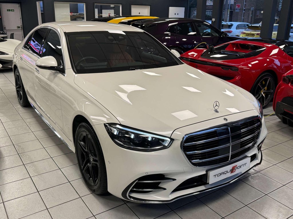 USED 2023 23 MERCEDES-BENZ S-CLASS 2.9 S 350 AMG Line D Auto 4dr FMBSH+ SOFT CLOSE+ TAN LEATHER