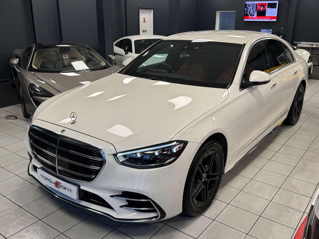 USED 2023 23 MERCEDES-BENZ S-CLASS 2.9 S 350 AMG Line D Auto 4dr FMBSH+ SOFT CLOSE+ TAN LEATHER