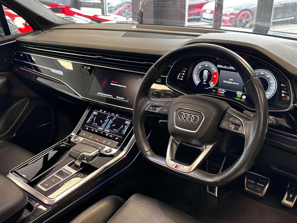 USED 2021 21 AUDI Q7 3.0 Q7 Black Edition 50 TDI MHEV Quattro Auto 4WD 5dr FSH + PAN ROOF + B&O + 3D CAM